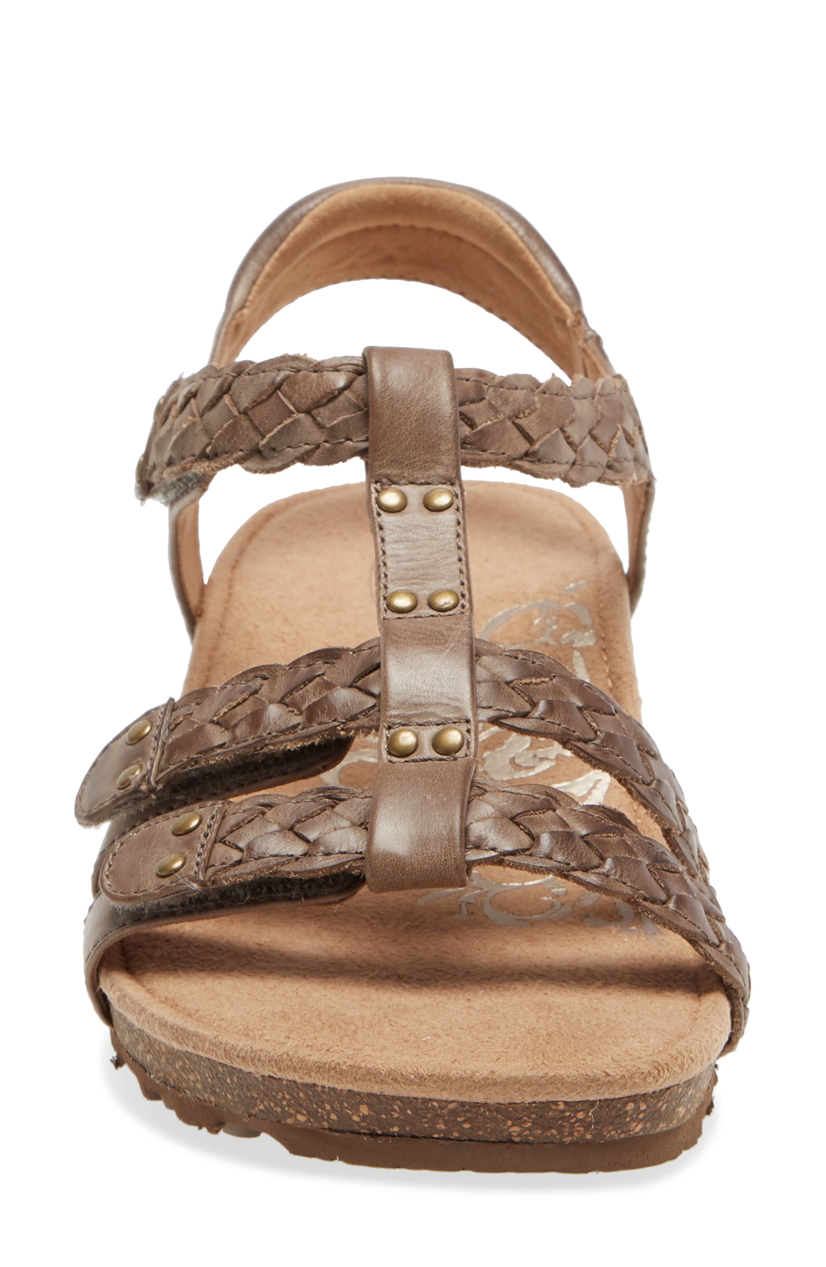 Reese Strappy Sandal, Alternate, color, TAUPE LEATHER