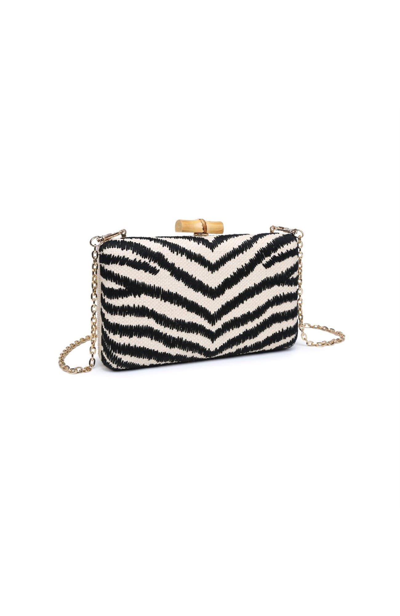 Dorit Evening Bag, Alternate, color, Black Natural