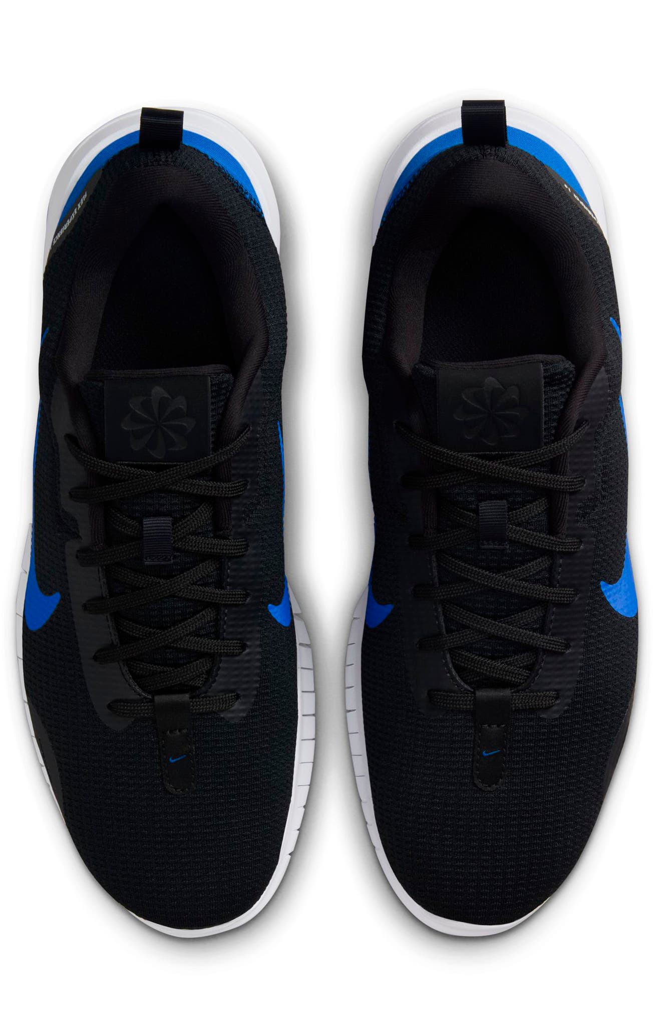 Nike Flex Experience Run 12 Road Running Shoe - Extra Wide Width Available, Alternate, color, Black/ Racer Blue/ White