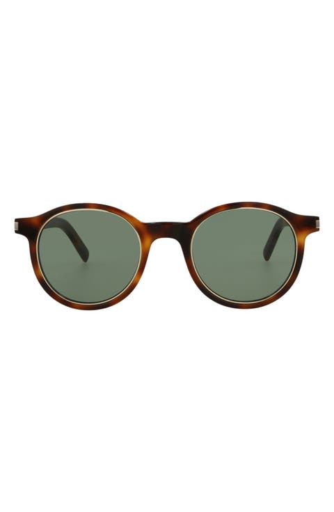 47mm Round Sunglasses