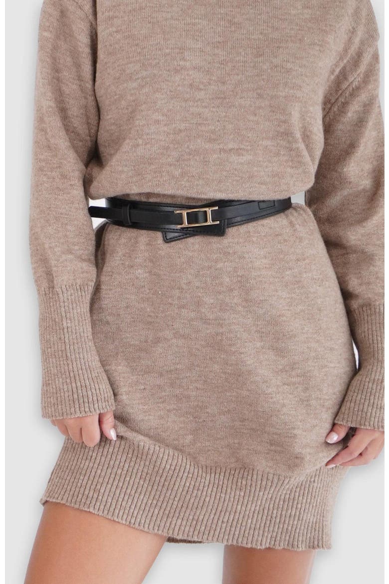 Just A Crush Belt, Alternate, color, Black
