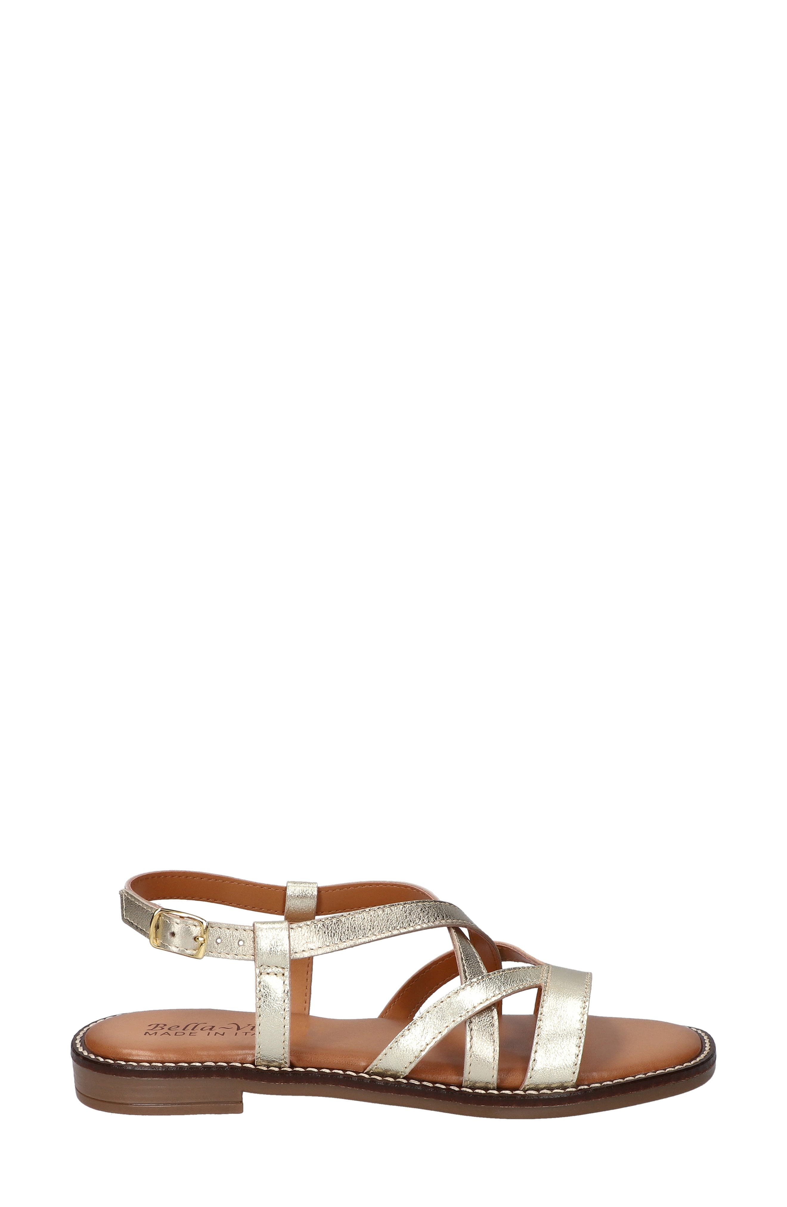 Tya Strappy Sandal, Alternate, color, CHAMPAGNE ITALIAN LEATHER