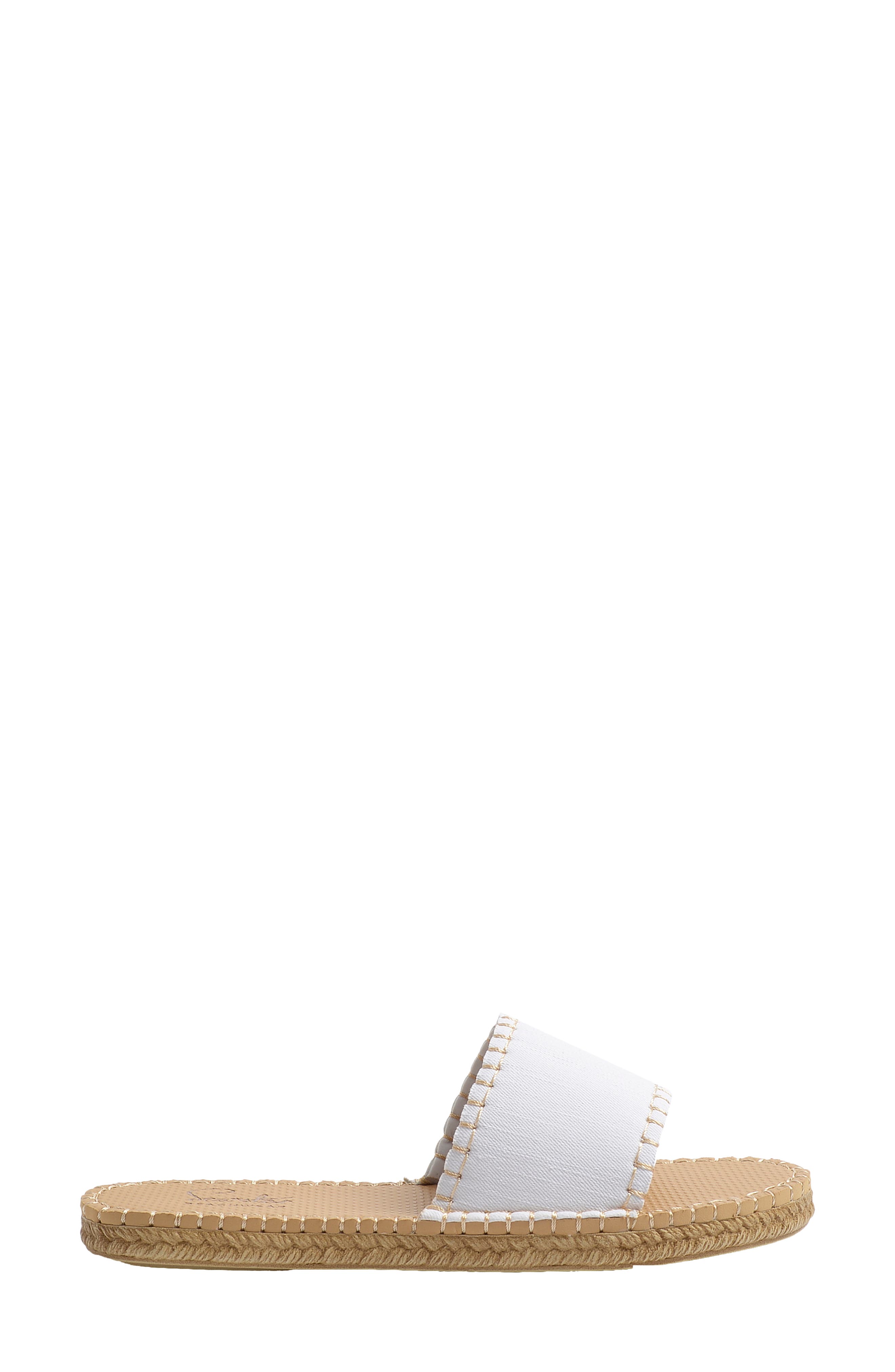 Cabana Slide Water Shoe, Alternate, color, WHITE DENIM NEOPRENE