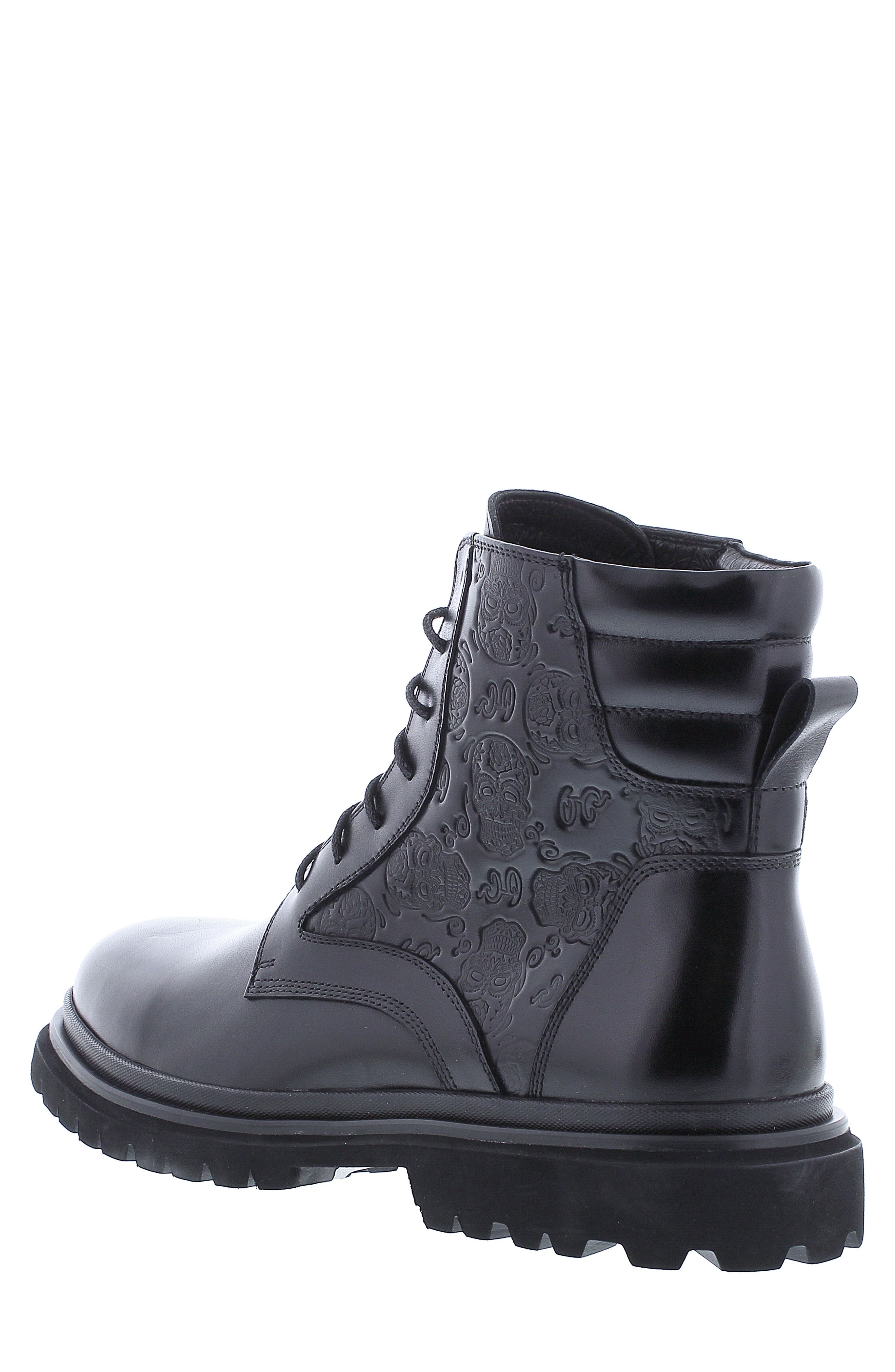 Robert Graham Geneva Lace-Up Combat Boot, Alternate, color, 