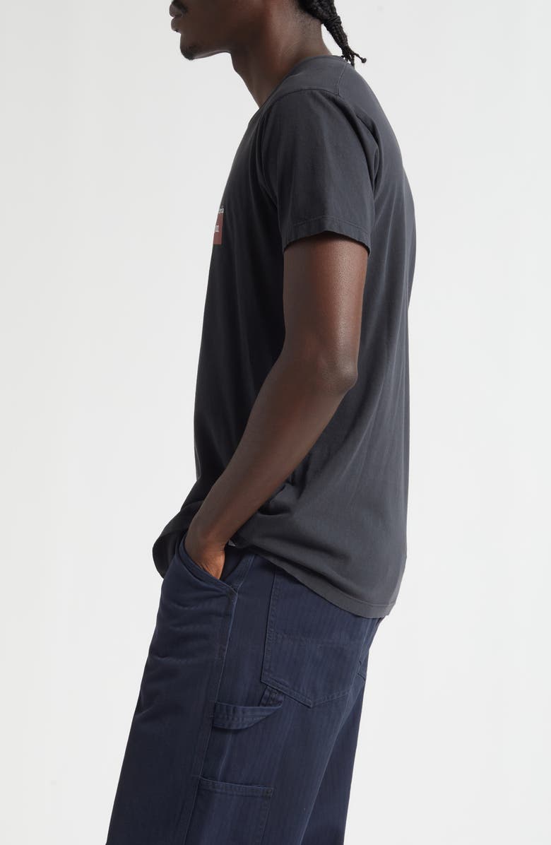 Maison Margiela Fan Cotton Graphic T-Shirt, Alternate, color, Charcoal