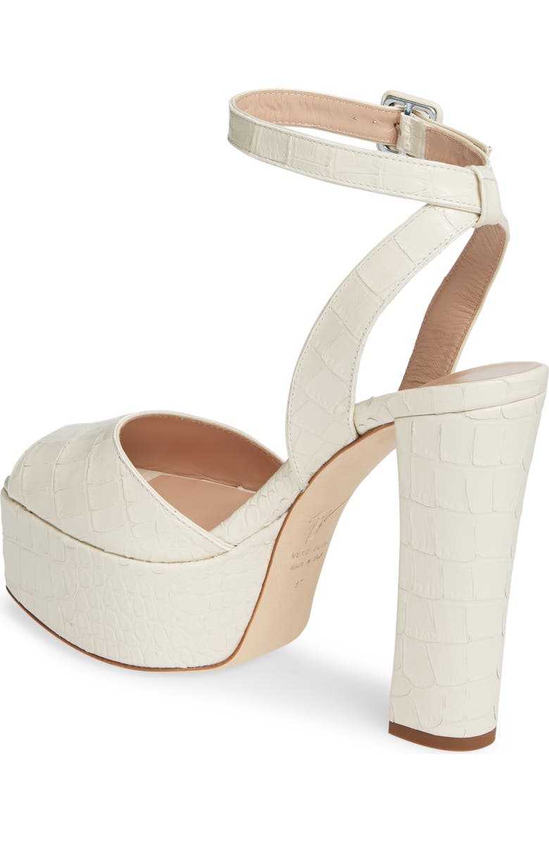 Giuseppe Zanotti Platform Block Heel Sandal, Alternate, color,