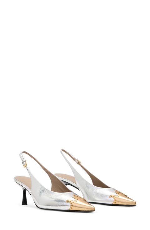 Denver Pointed Toe Slingback Pump (Women)