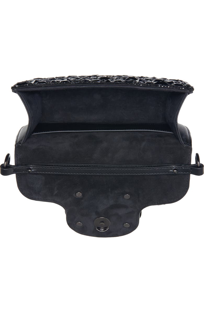 Valentino Garavani Small Locò Crystal Embellished Shoulder Bag, Alternate, color,