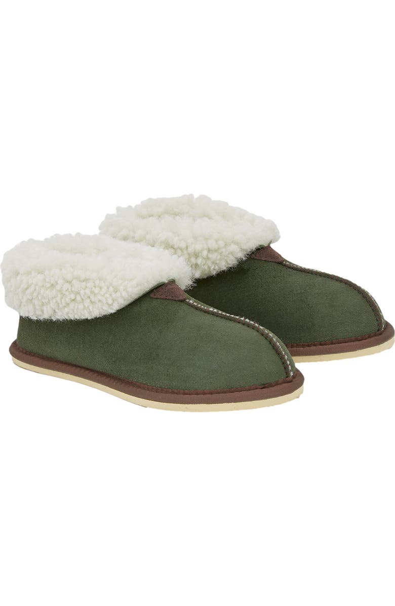 Celtic
Co. Ladies
Shearling Bootee Slippers, Alternate, color, Moss