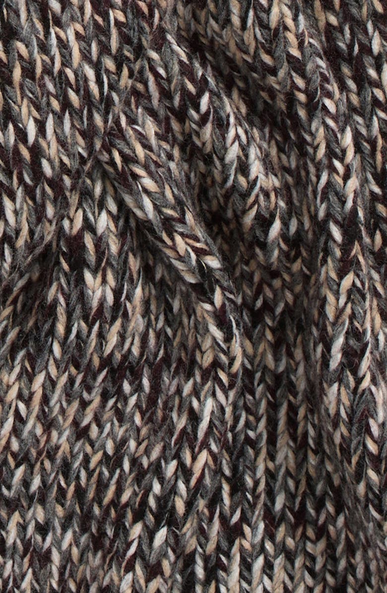 Vince Chunky Marl Scarf, Alternate, color, Grey Camel