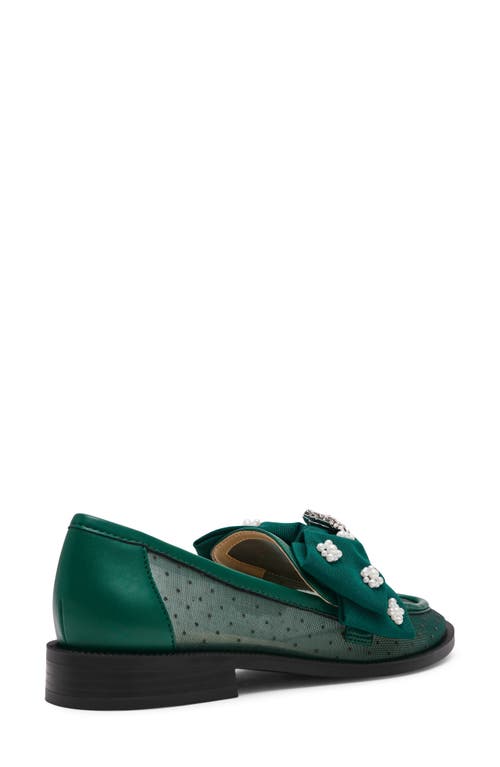 Betsey Johnson Seth Pointed Toe Mesh Flat In Multi