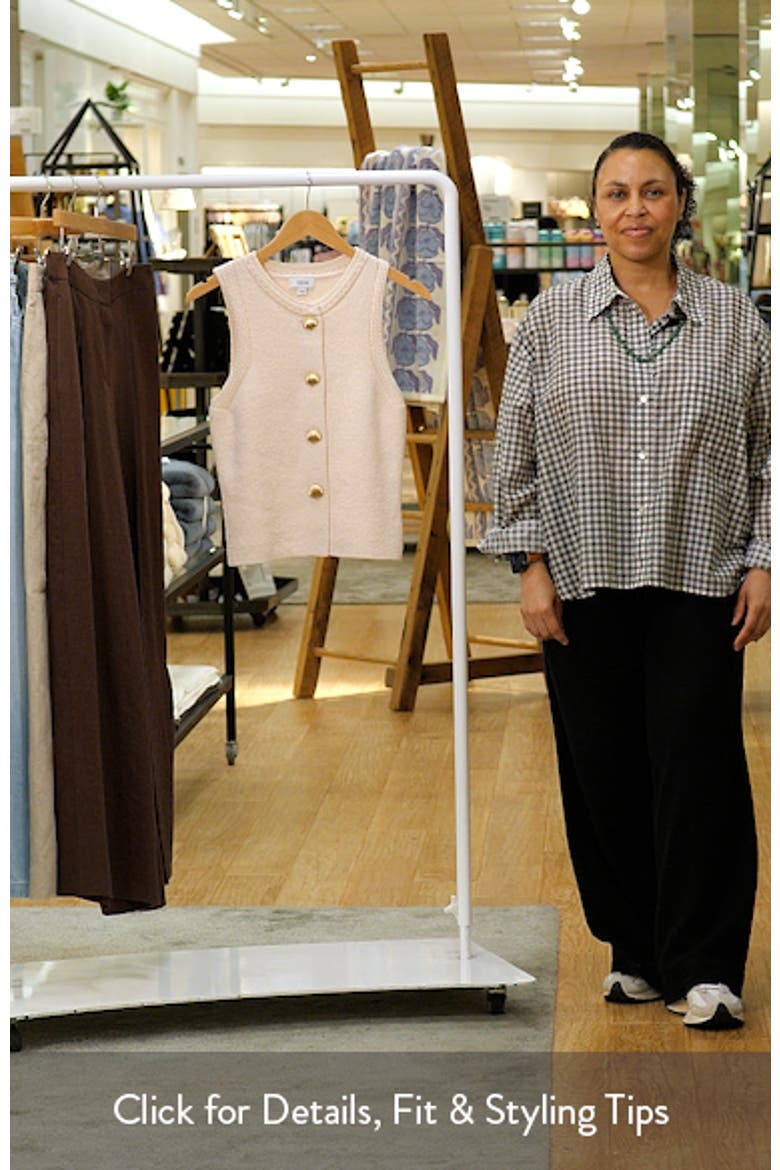 Shell Button Sweater Vest video