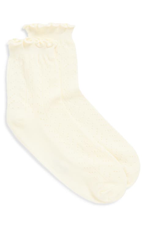 Pointelle Ankle Socks