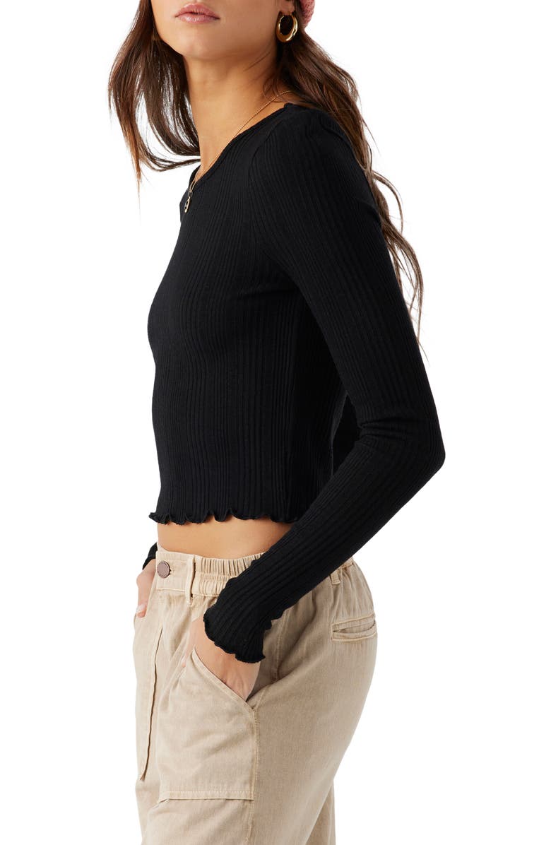 O'Neill Parks Rib Knit Top, Alternate, color, 