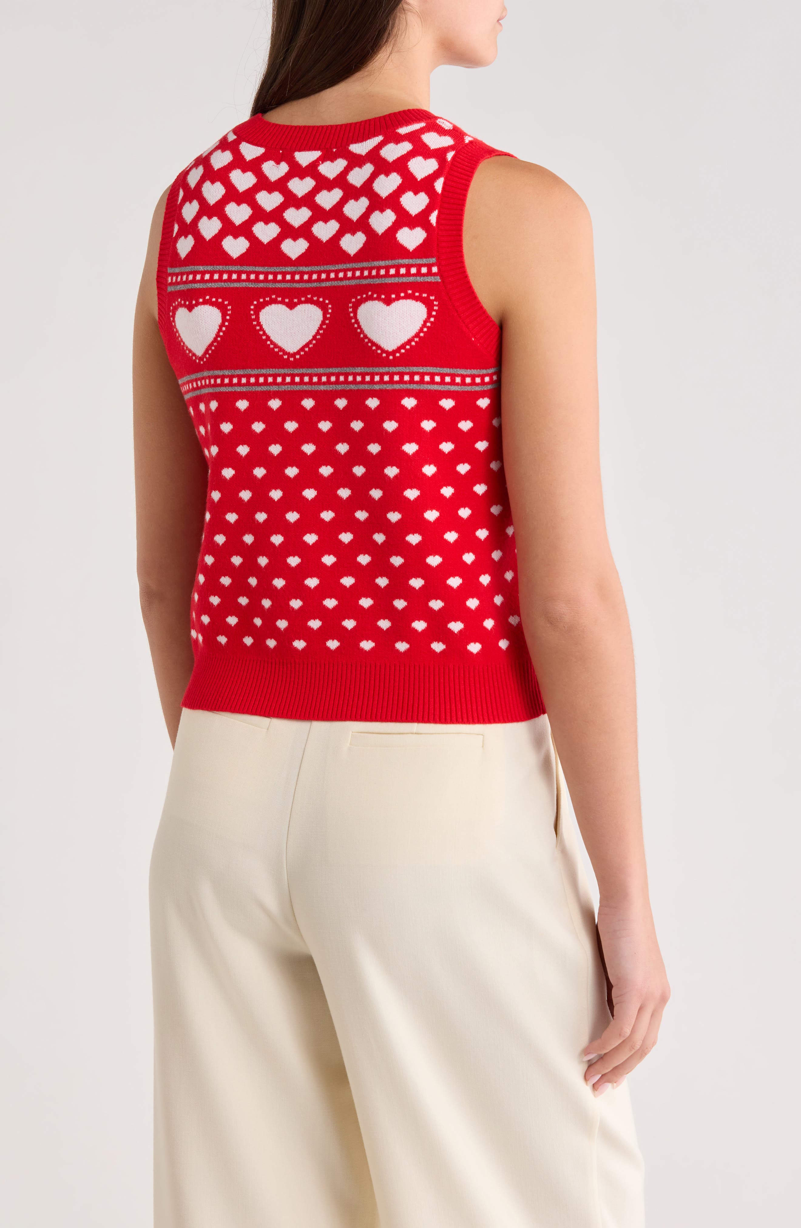 Parisa Heart Sweater Vest - image 2