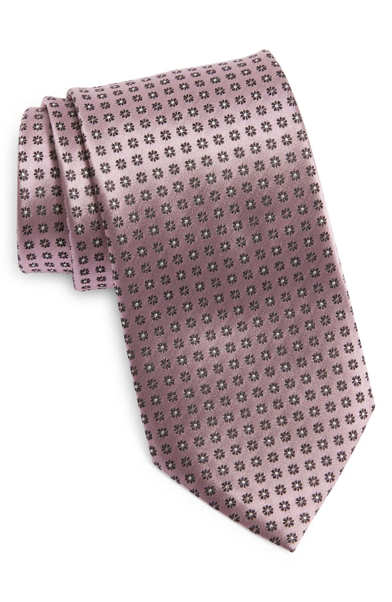 ZEGNA TIES Cento Fili Silk Jacquard Tie, Main, color, Pink