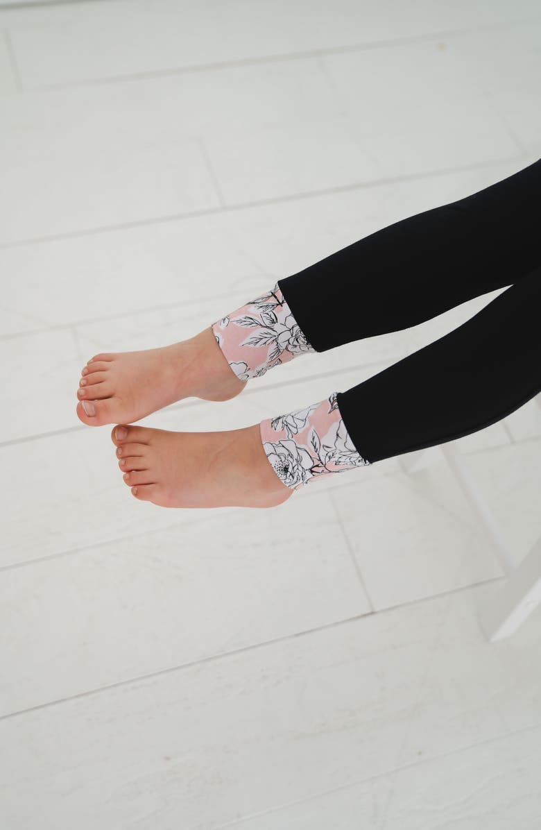 Laree + Co Allie Peplum & Legging Set, Alternate, color, Black