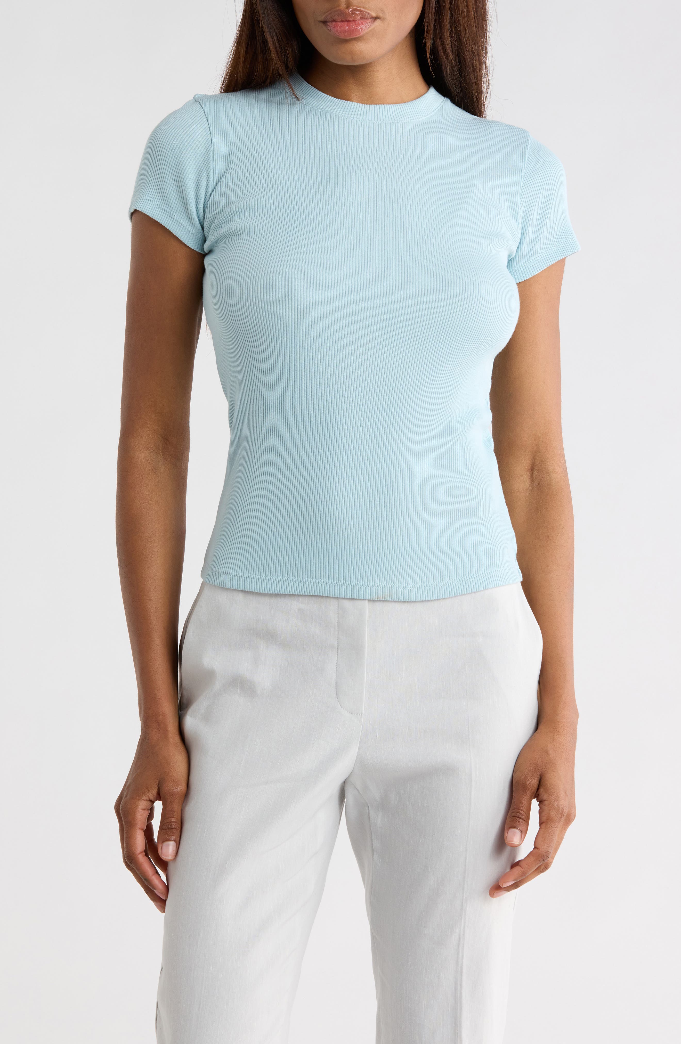 Theory Stretch Rib Tiny Tee
