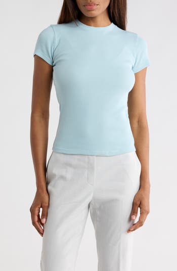 Theory Stretch Rib Tiny Tee | Nordstromrack