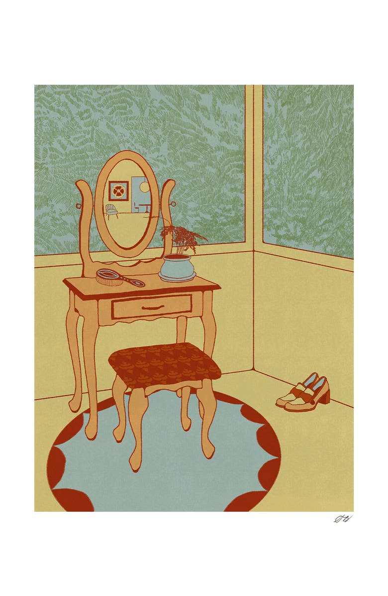 Stephanie Browne Art Vanity Print, Main, color, Multi