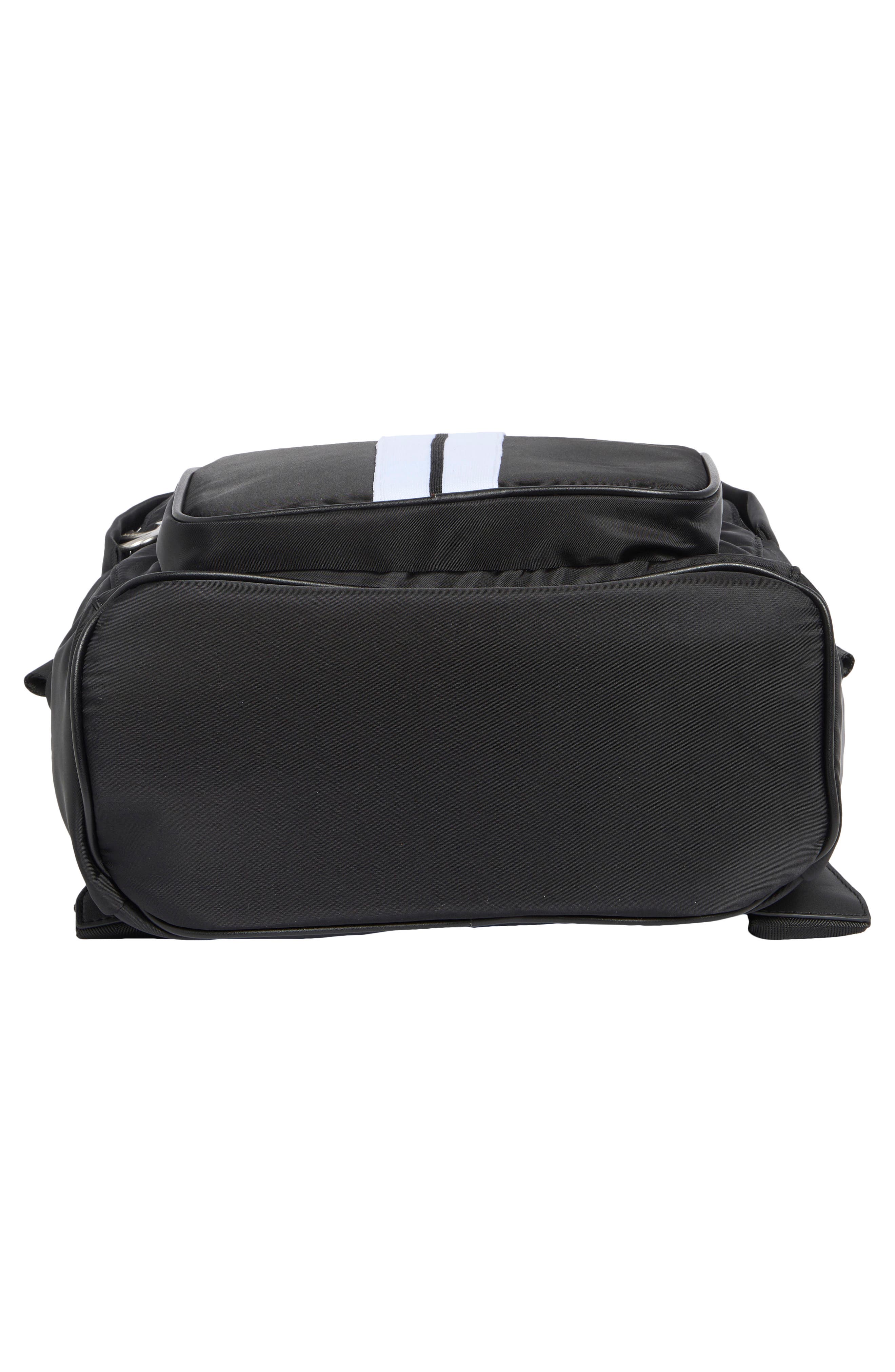 Classic Dome Stripe Backpack, Alternate, color, BLACK