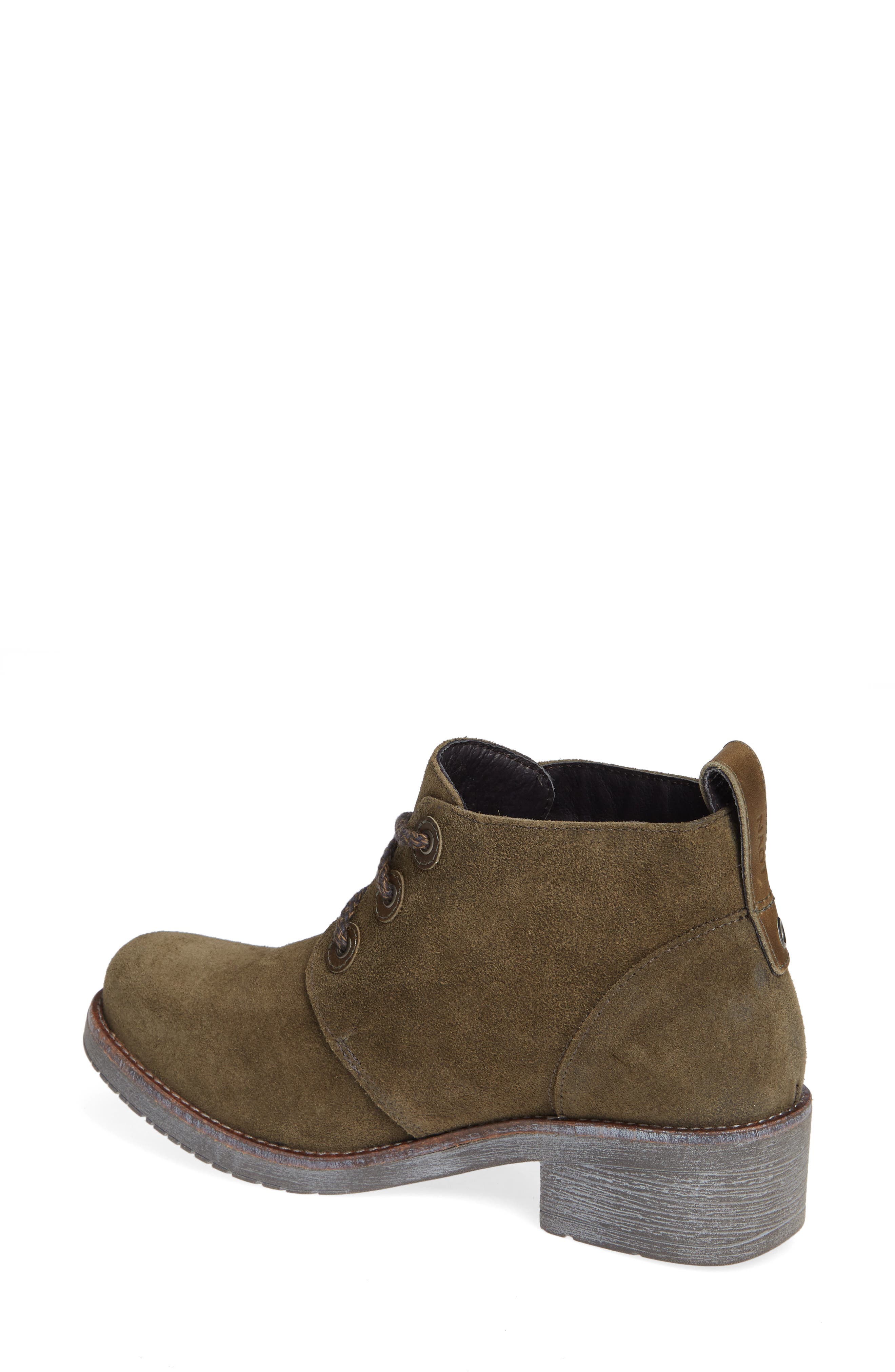 Love Water Repellent Bootie, Alternate, color, OLIVE/ VINTAGE PINE SUEDE