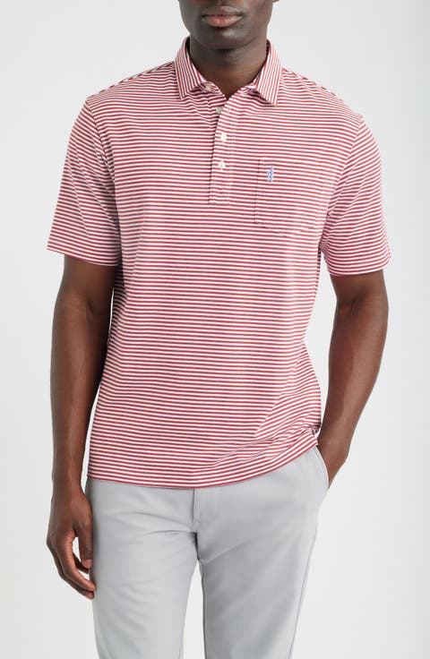 Jacks Stripe Hangin' Out Pocket Polo