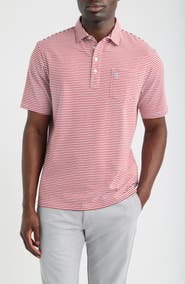 johnnie-O Jacks Stripe Hangin' Out Pocket Polo
