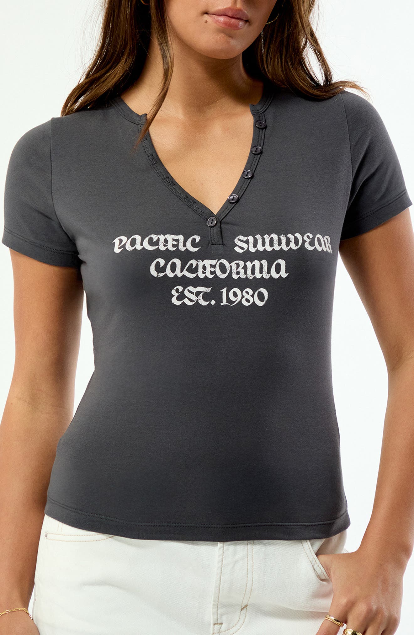 Logo Henley T-Shirt