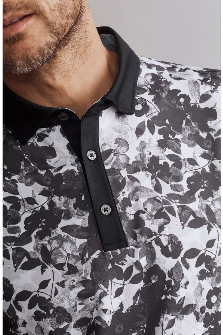 Floral Performance Golf Polo, Alternate, color, SLEET GRAY FLORAL CAMO