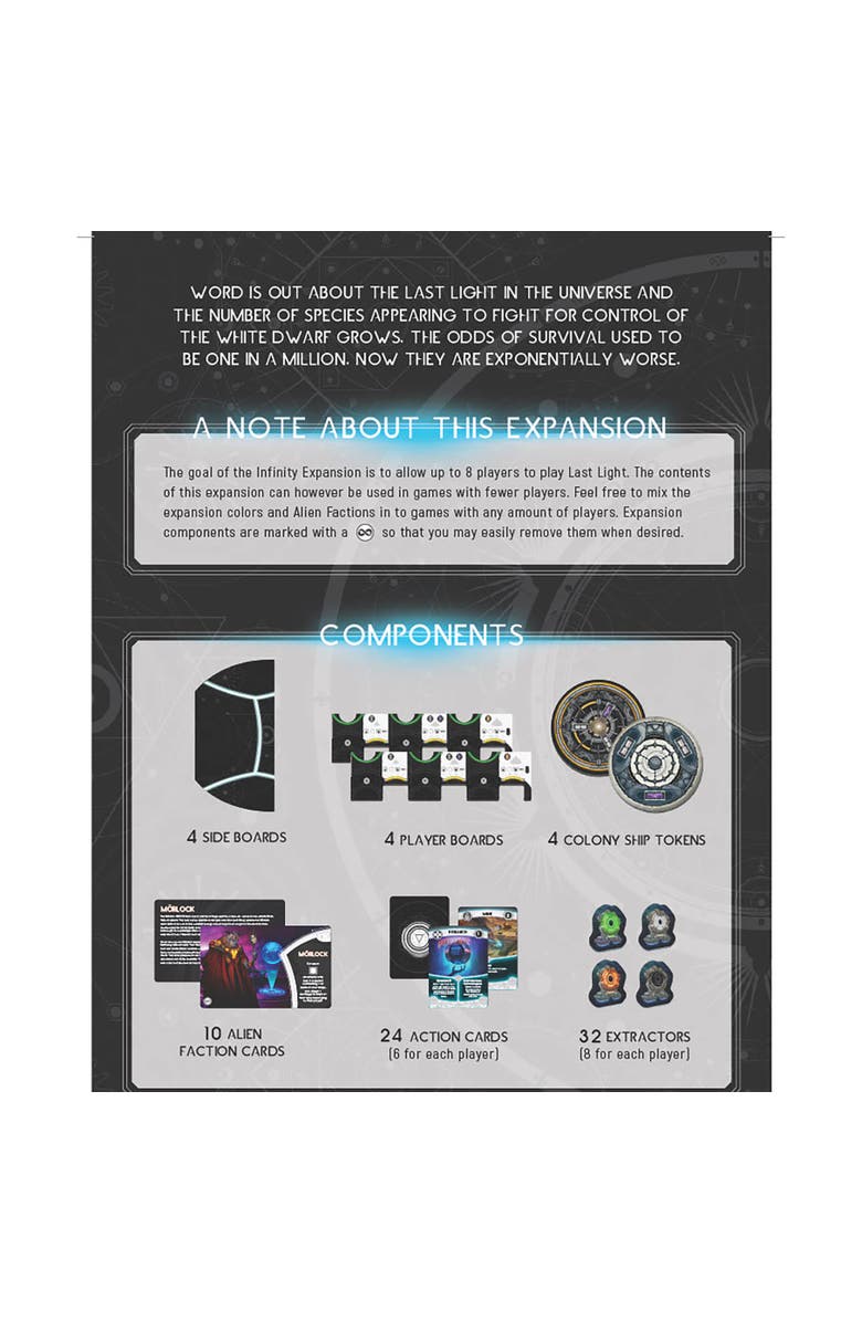 Grey Fox Games Last Light Infinity Deluxe Expansion Board Game, Alternate, color, Multicolored