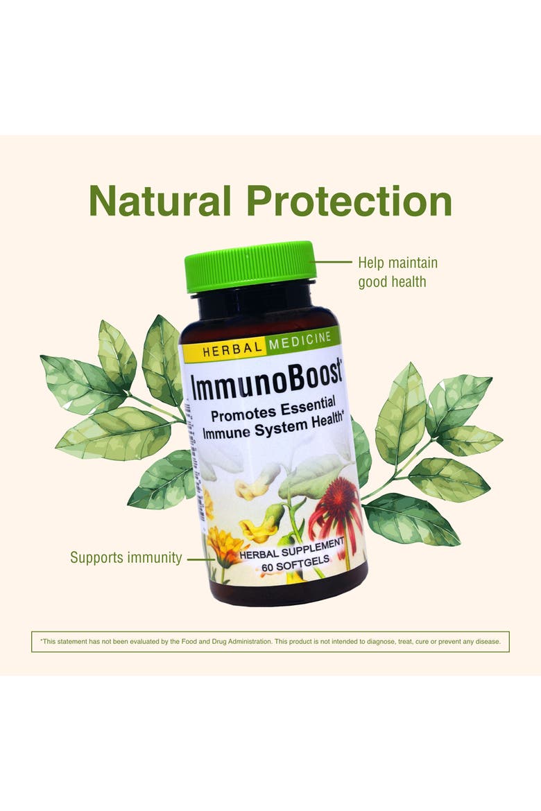 Immunoboost Herbal Immune Support Softgels, 60 Count, Alternate, color, No Color
