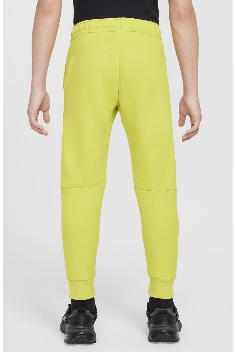 Kids' Tech Fleece Joggers, Alternate, color, 357 BRIGHT CACTUS/BLACK