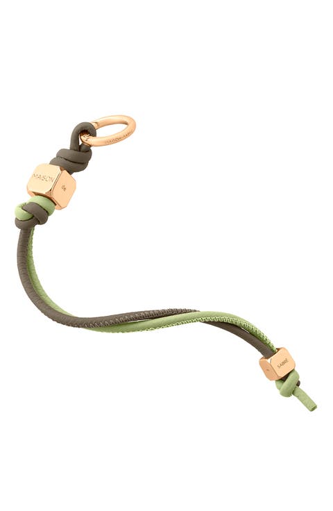 Leather Wristlet Charm