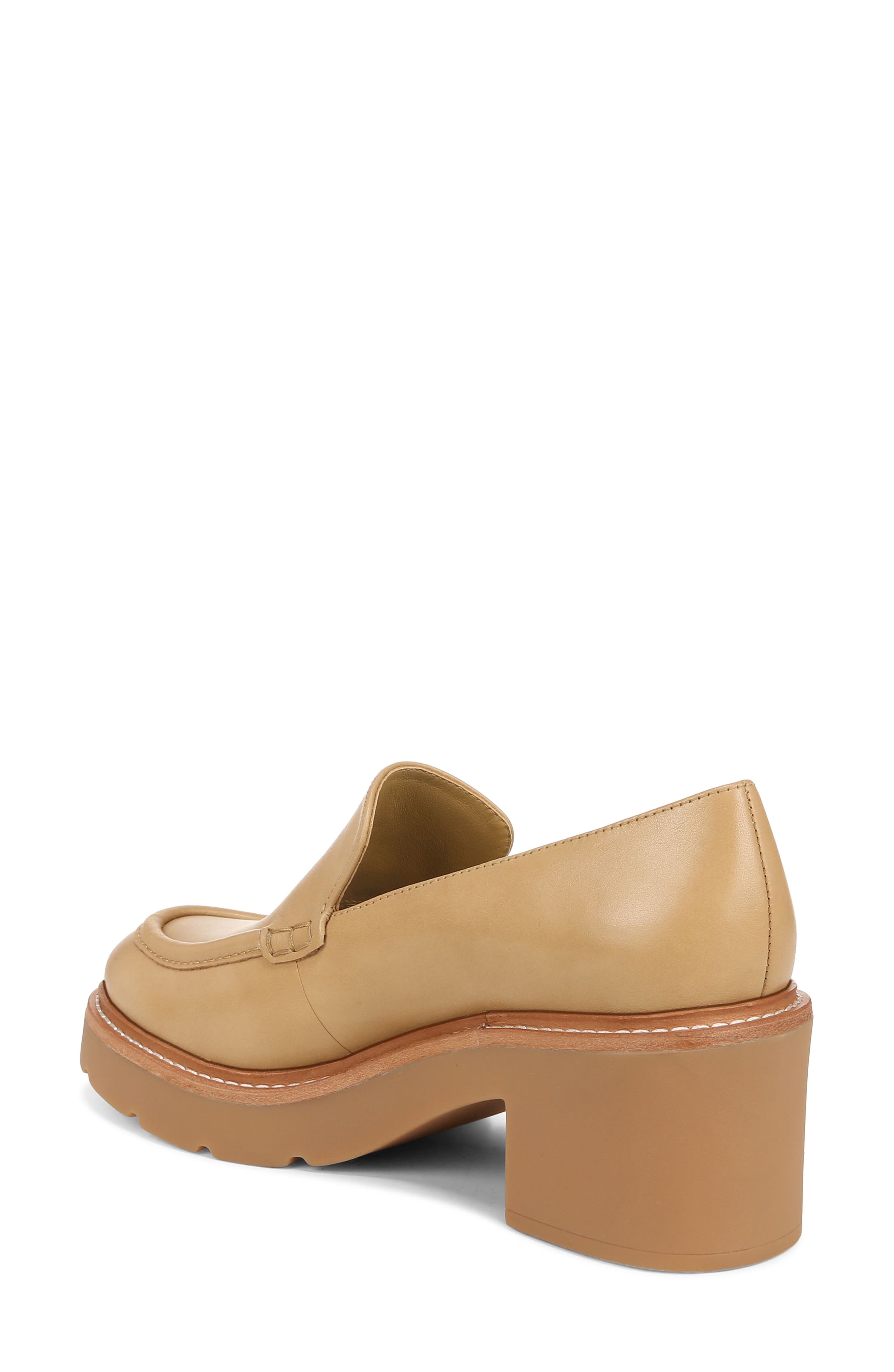 Vince Rowe Platform Loafer, Alternate, color, Husk