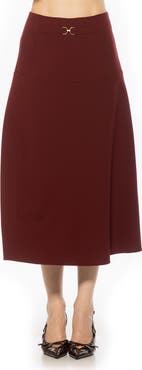 Alexia Admor Esres Flared Midi Skirt