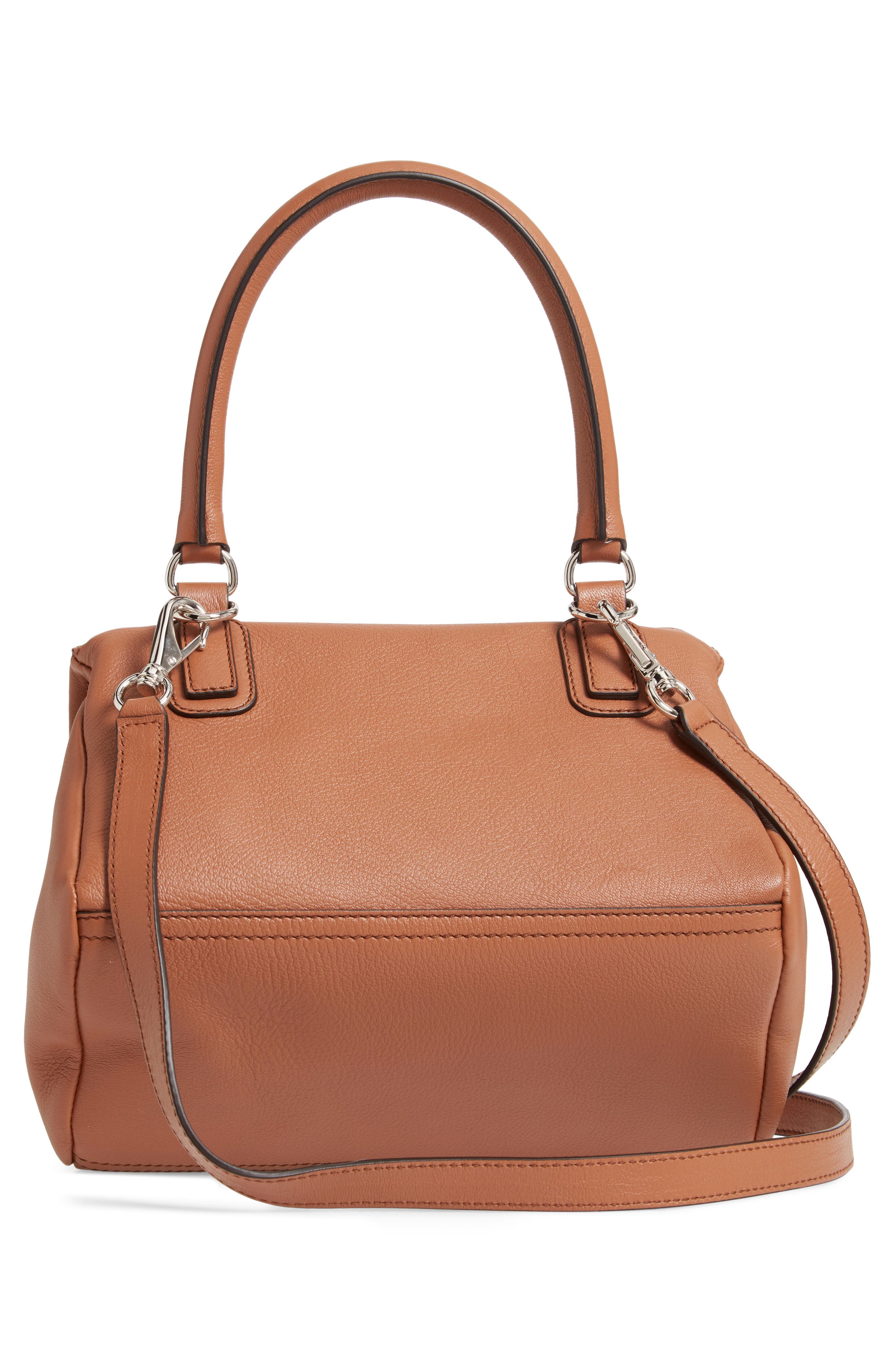 Givenchy Small Pandora Leather Satchel, Alternate, color, 