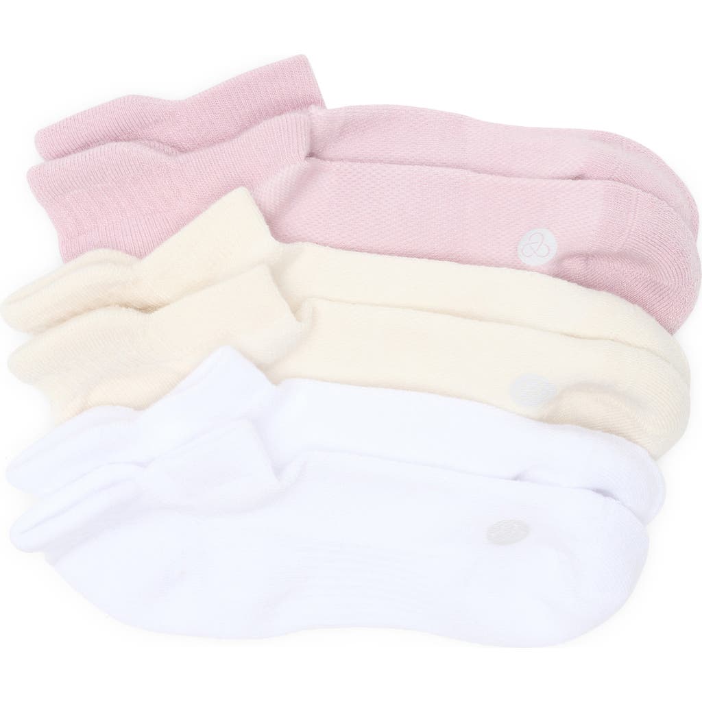 Zella Assorted 3-pack Tab Ankle Socks In Multi