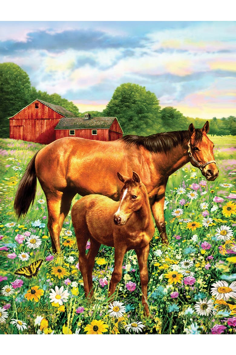 Mare and Foal 500 piece Jigsaw Puzzle for Adults, Alternate, color, Multicolor