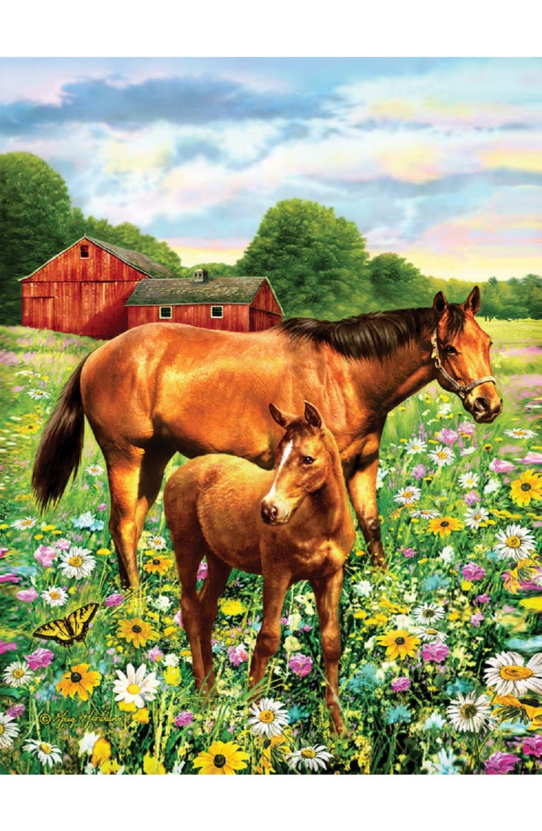 Sunsout Mare and Foal 500 piece Jigsaw Puzzle for Adults, Alternate, color, Multicolor