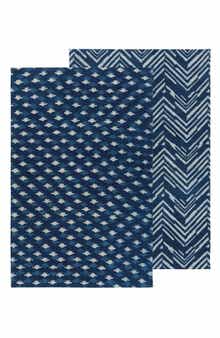Set of 2 Block Print Tea Towels