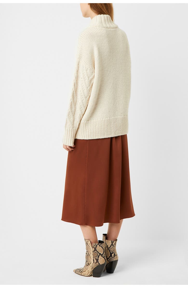 French Connection Nissa Cable Knit Pullover Sweater, Alternate, color, 