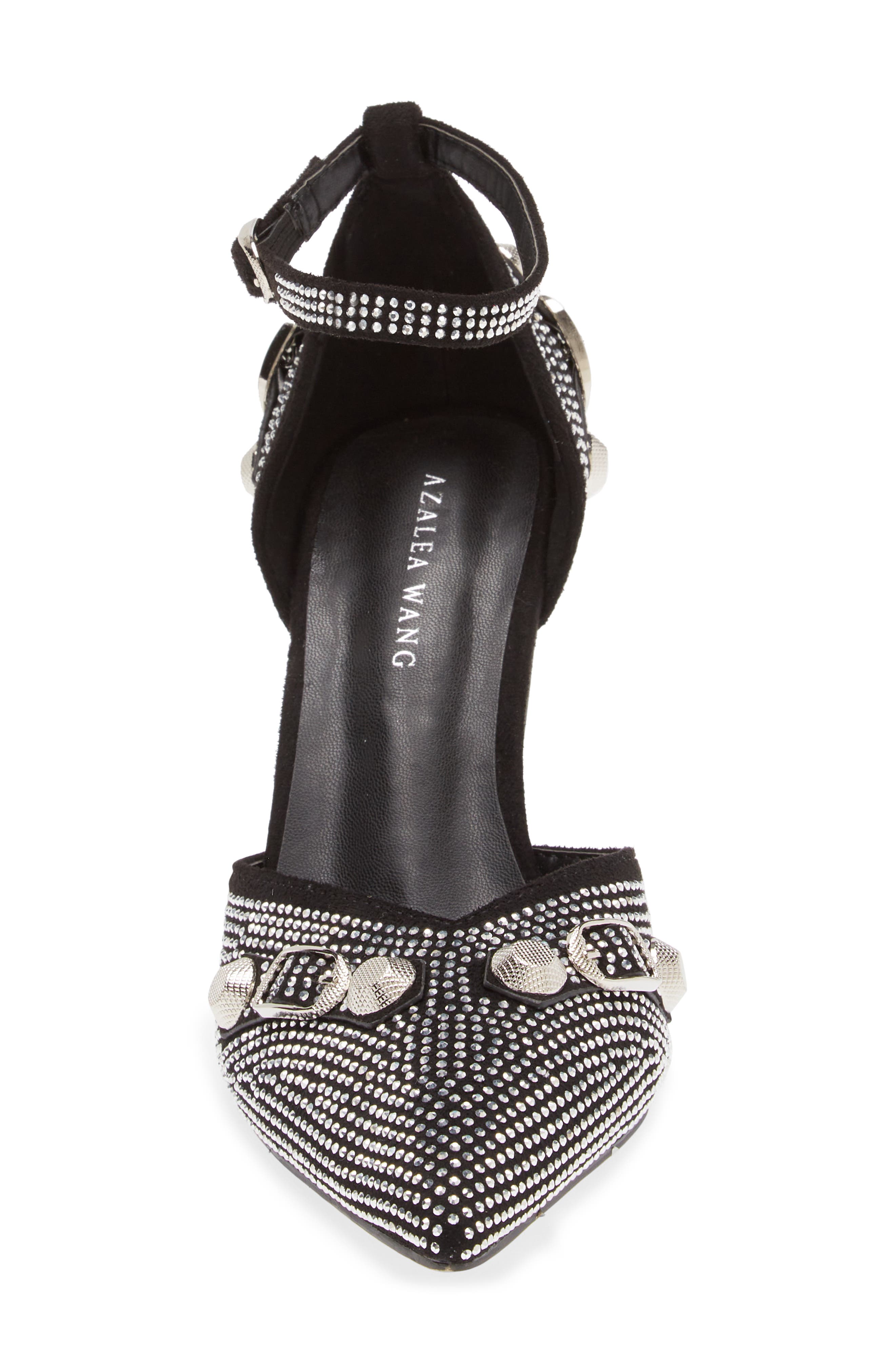 AZALEA WANG Tickles Ankle Strap Pointed Toe Pump, Alternate, color, 