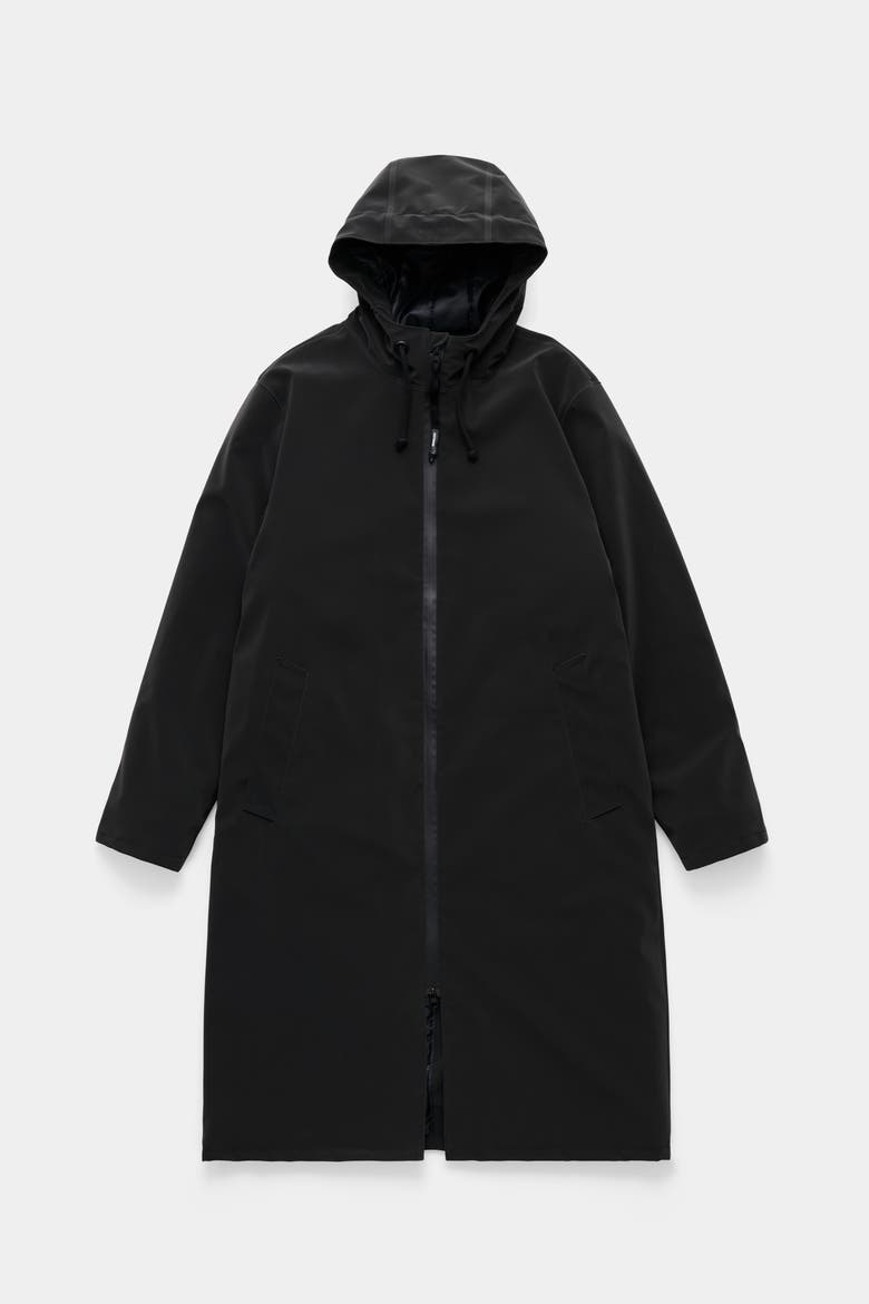 Stockholm Long Matte Winter Coat, Alternate, color, Black