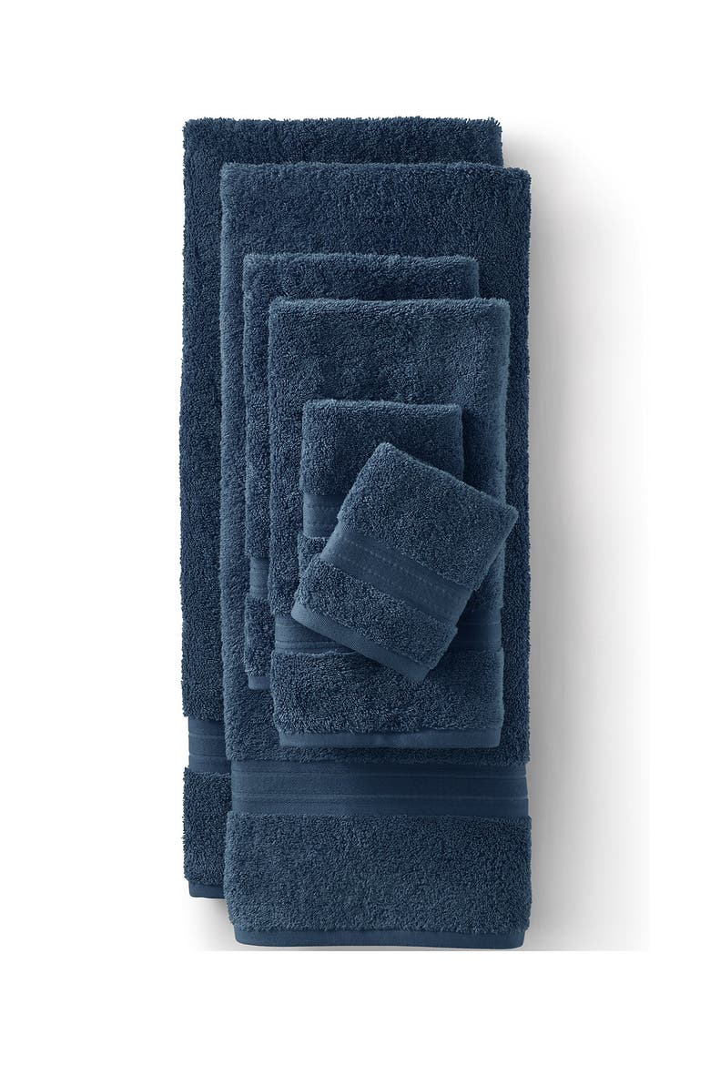 Premium Supima Cotton Towel, Main, color, Bering Sea Blue