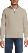 Lands' End Long Sleeve Summer Weight Quarter Zip