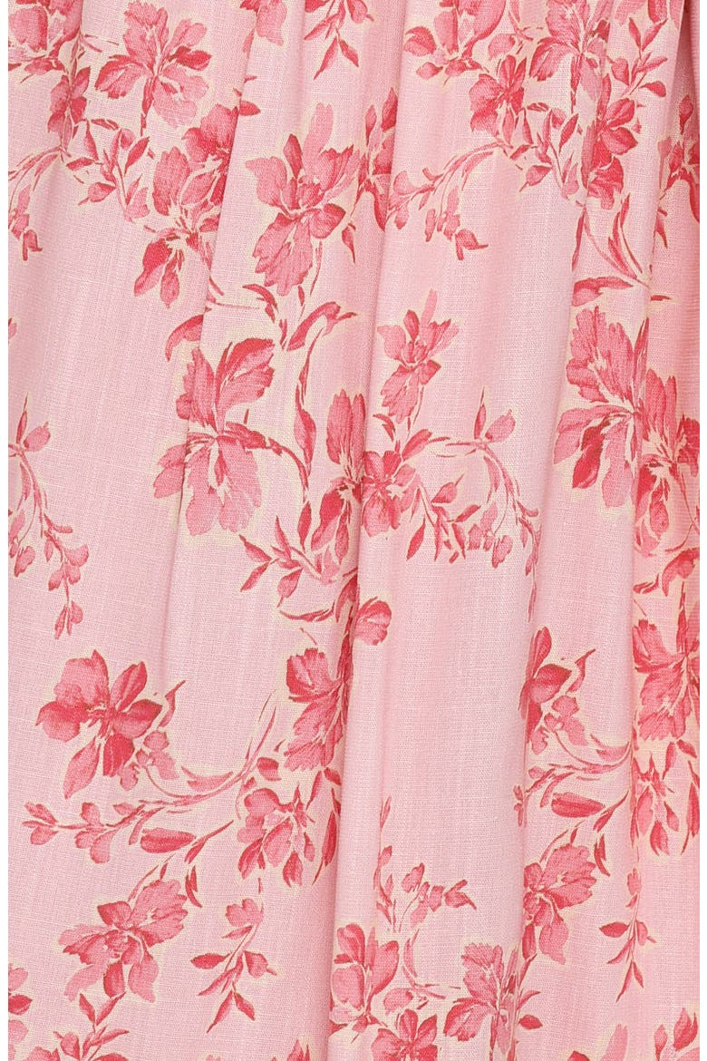 Tyler Tie Shoulder Top, Alternate, color, ROSE PINK FLORAL