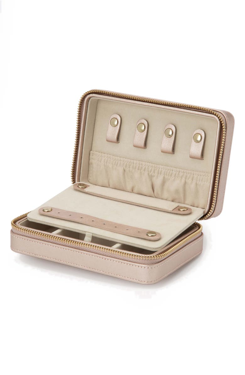 WOLF Palermo Zip Jewelry Case, Alternate, color,