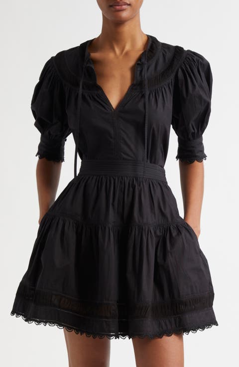 Dylan Puff Sleeve Cotton Top