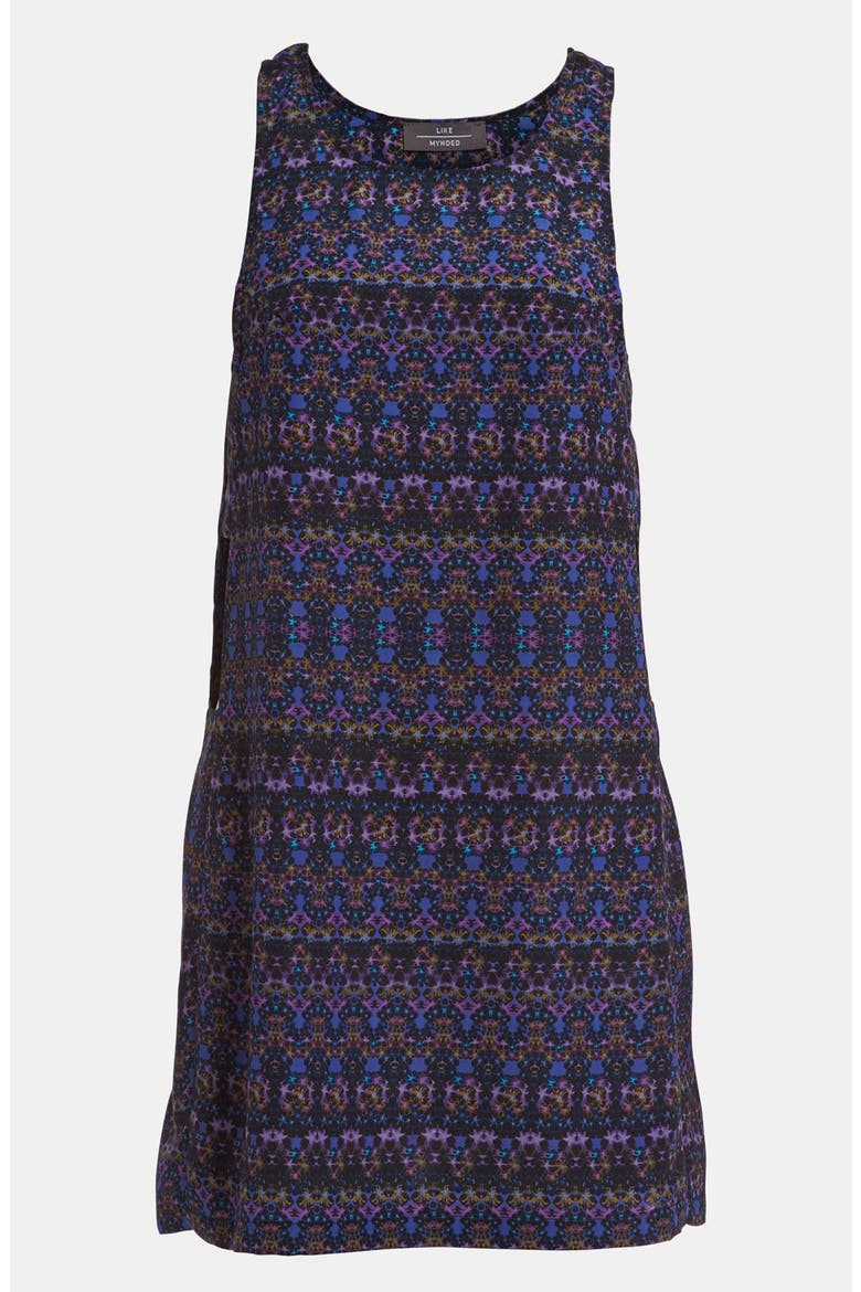 Cutout Tank Dress, Main, color, GALAXY PURPLE